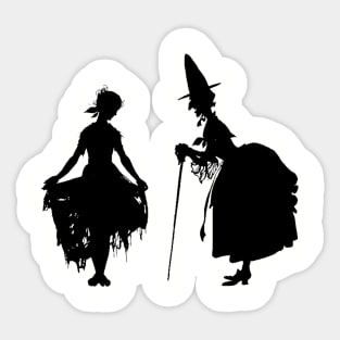 Cinderella and Fairy Godmother Sticker